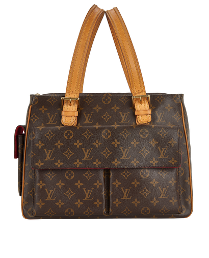 Multipli Cite, £650, Handbags, Brown, Canvas, Front view